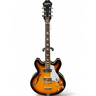 Used Epiphone Casino 2 Color Sunburst Hollow Body Electric Guitar