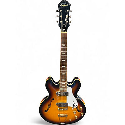 Used Epiphone Casino 2 Color Sunburst Hollow Body Electric Guitar