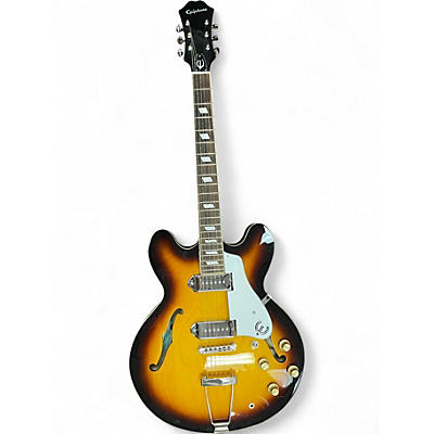 Used Epiphone Casino 2 Tone Sunburst Hollow Body Electric Guitar