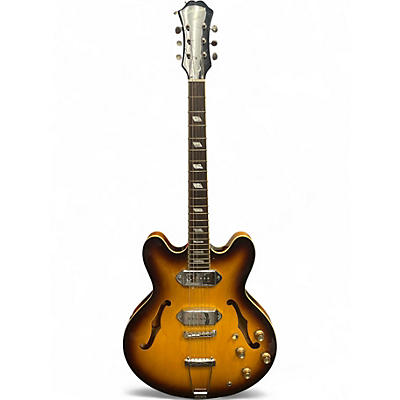Used Epiphone Casino 2 Tone Sunburst Hollow Body Electric Guitar