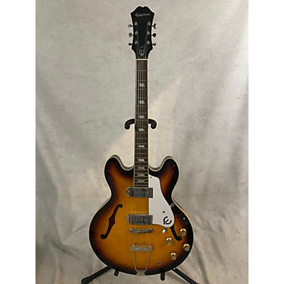 Epiphone Used Epiphone Casino 3 Color Sunburst Hollow Body Electric Guitar