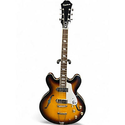 Used Epiphone Casino 3 Color Sunburst Hollow Body Electric Guitar
