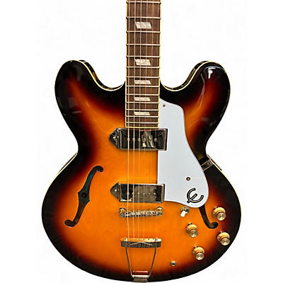 Used Epiphone Casino 3 Tone Sunburst Hollow Body Electric Guitar