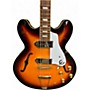 Used Epiphone Casino 3 Tone Sunburst Hollow Body Electric Guitar 3 Tone Sunburst