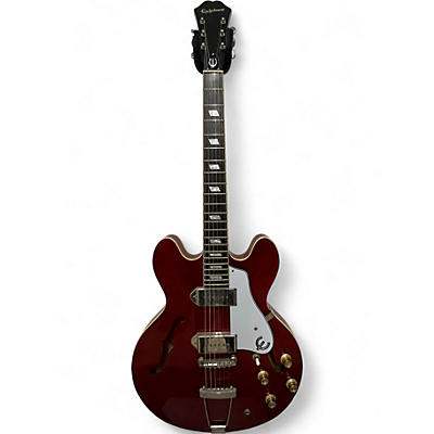 Used Epiphone Casino Cherry Hollow Body Electric Guitar
