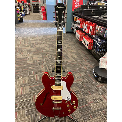 Used Epiphone Casino Cherry Hollow Body Electric Guitar