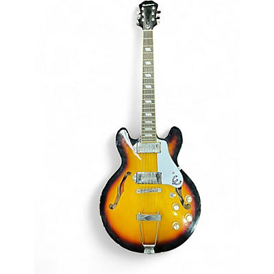 Used Epiphone Casino Coupe Tobacco Burst Hollow Body Electric Guitar