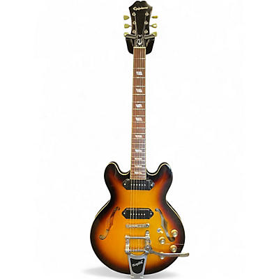 Used Epiphone Casino Coupe VS 2 Color Sunburst Hollow Body Electric Guitar