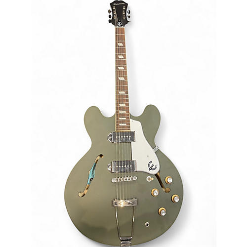 Used Epiphone Casino Hollowbody Olive Drab Hollow Body Electric Guitar Olive Drab