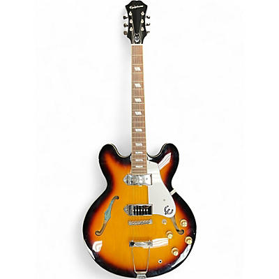 Used Epiphone Casino Hollowbody Vintage Burst Hollow Body Electric Guitar