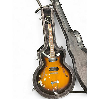 Used Epiphone Casino Left Handed 2 Color Sunburst Hollow Body Electric Guitar