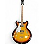 Used Epiphone Casino Left Handed VINTAGE SUNBURST Hollow Body Electric Guitar VINTAGE SUNBURST