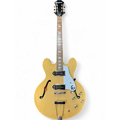 Used Epiphone Casino Natural Hollow Body Electric Guitar