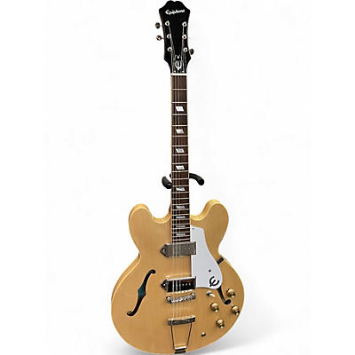 Used Epiphone Casino Natural Hollow Body Electric Guitar