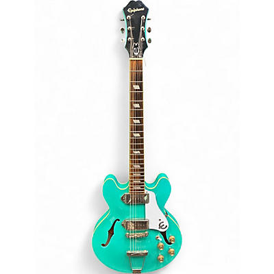 Used Epiphone Casino Seafoam Green Hollow Body Electric Guitar