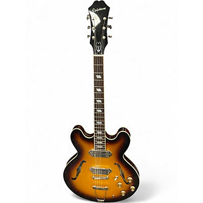 Used Epiphone Casino Sunburst Hollow Body Electric Guitar