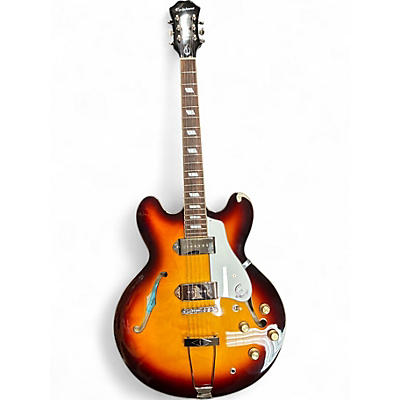 Used Epiphone Casino Sunburst Hollow Body Electric Guitar