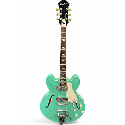 Used Epiphone Casino TQ TORQUOISE Hollow Body Electric Guitar
