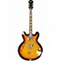 Used Epiphone Casino Vintage Sunburst Hollow Body Electric Guitar Vintage Sunburst