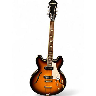 Used Epiphone Casino Vintage Sunburst Hollow Body Electric Guitar