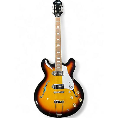 Used Epiphone Casino Vintage Sunburst Hollow Body Electric Guitar
