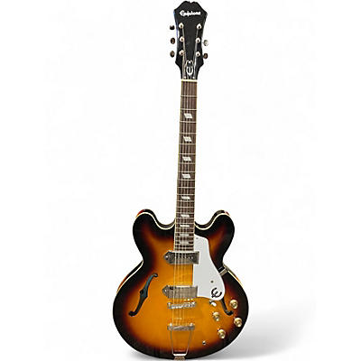 Used Epiphone Casino Vintage Sunburst Hollow Body Electric Guitar