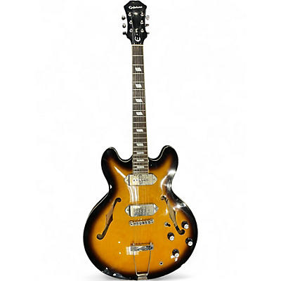 Used Epiphone Casino Vintage Sunburst Hollow Body Electric Guitar