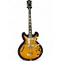 Used Epiphone Casino Vintage Sunburst Hollow Body Electric Guitar Vintage Sunburst