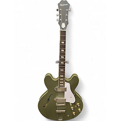 Used Epiphone Casino WORN GREEN Hollow Body Electric Guitar