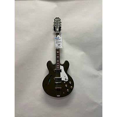 Epiphone Used Epiphone Casino Worn Olive Drab Hollow Body Electric Guitar