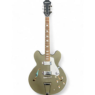 Epiphone Used Epiphone Casino Worn Olive Drab Hollow Body Electric Guitar