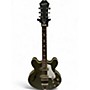Used Epiphone Casino Worn Olive Drab Hollow Body Electric Guitar Olive Drab