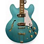 Used Epiphone Used Epiphone Casino Worn Pacific Blue Hollow Body Electric Guitar Pacific Blue