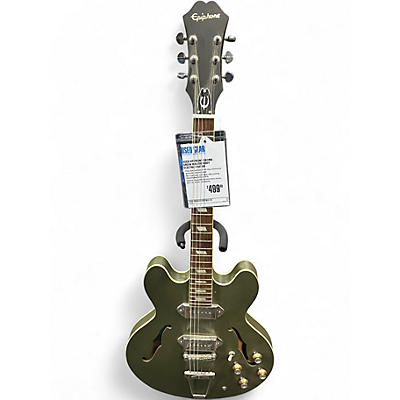 Used Epiphone Casino green Hollow Body Electric Guitar