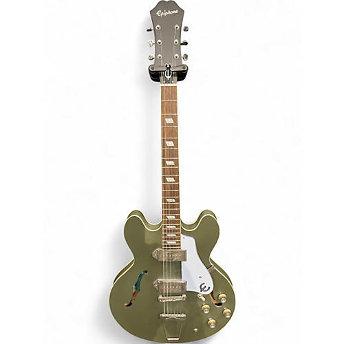 Used Epiphone Casino olive Hollow Body Electric Guitar olive