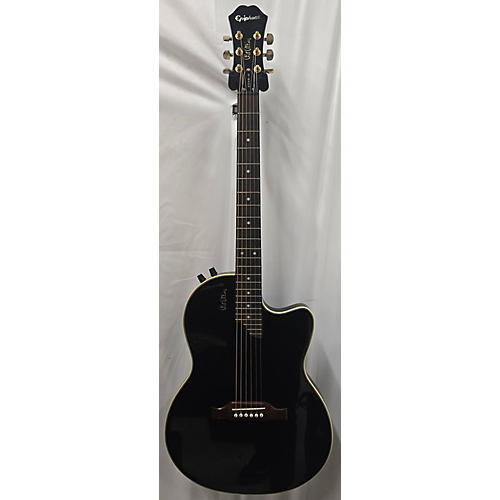 Epiphone Used Epiphone Chet Atkins SST Black Solid Body Electric Guitar Black