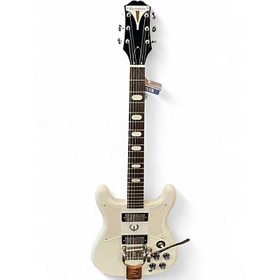 Used Epiphone Crestwood Custom Polar White Solid Body Electric Guitar