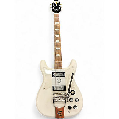 Used Epiphone Crestwood Custom Polaris White Solid Body Electric Guitar