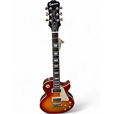 Used Epiphone Custom Shop Les Paul Traditional Pro Cherry Sunburst Solid Body Electric Guitar