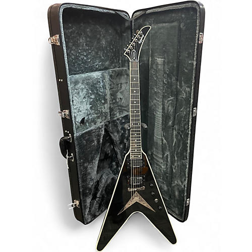 Used Epiphone DAVE MUSTAINE FLYING V BLACK METALLIC Solid Body Electric Guitar BLACK METALLIC