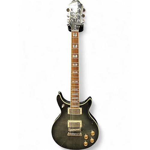 Used Epiphone DC Pro Midnight Ebony Solid Body Electric Guitar Midnight Ebony