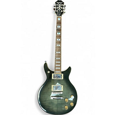 Used Epiphone DC Pro Midnight Ebony Solid Body Electric Guitar