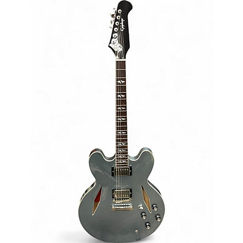 Used Epiphone DG-335 Dave Grohl Signature Lake Pelham Blue Hollow Body Electric Guitar Lake Pelham Blue