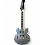 Used Epiphone DG335 Blue Hollow Body Electric Guitar Blue