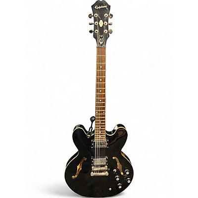 Used Epiphone DOT BLACK PEARL BLACK Hollow Body Electric Guitar