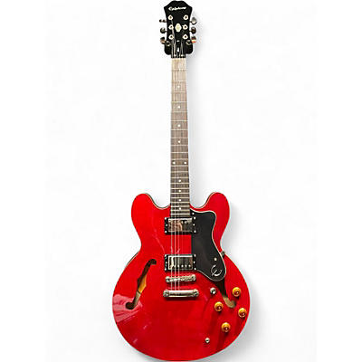 Used Epiphone DOT CH Cherry Hollow Body Electric Guitar