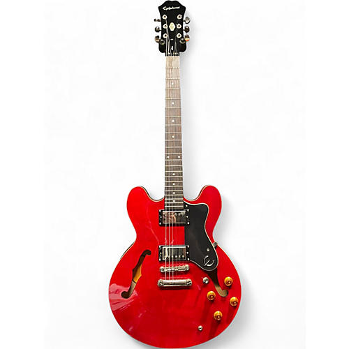 Used Epiphone DOT CH Cherry Hollow Body Electric Guitar Cherry