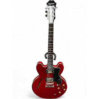 Used Epiphone DOT CH RED Hollow Body Electric Guitar