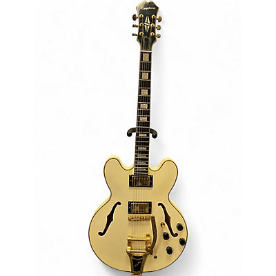 Used Epiphone DOT ES 355 Antique White Hollow Body Electric Guitar