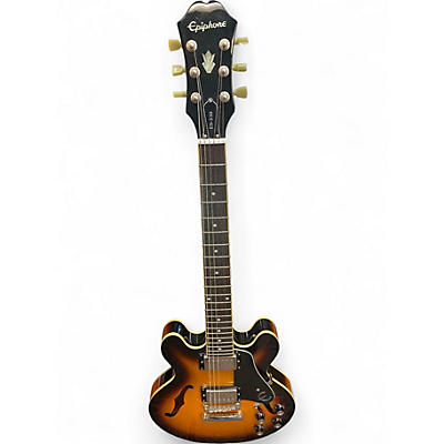 Used Epiphone DOT ES339  Tobacco Sunburst Hollow Body Electric Guitar